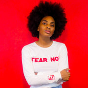 Fear Not "Long Sleeve" (White/Red)